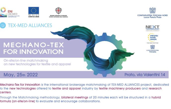 TEX-MED ALLIANCES : Mechano-Tex Event  pour l'innovation au profit de l'industrie textile et habillement