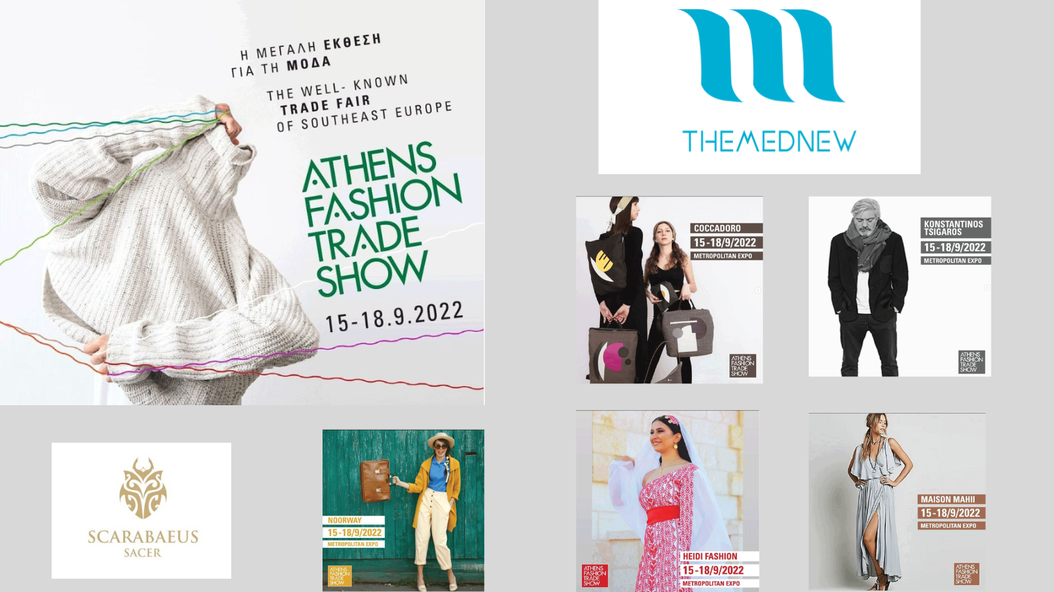 TEX-MED ALLIANCES revient au salon de la mode d'Athènes avec la marque de mode durable, TheMedNew