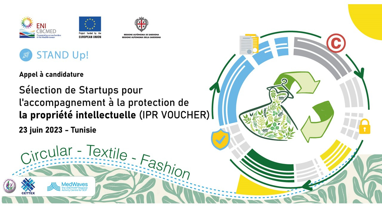 STAND Up ! : Appel à candidature dans le secteur du textile et de la mode « IPR Voucher » en Tunisie